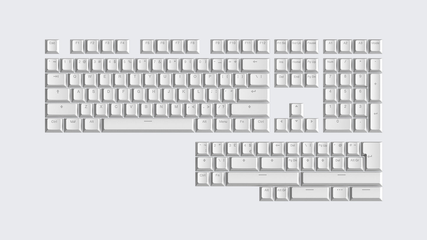 Wooting Double Shot Backlit PBT Keycap Set (Split Spacebar Included)