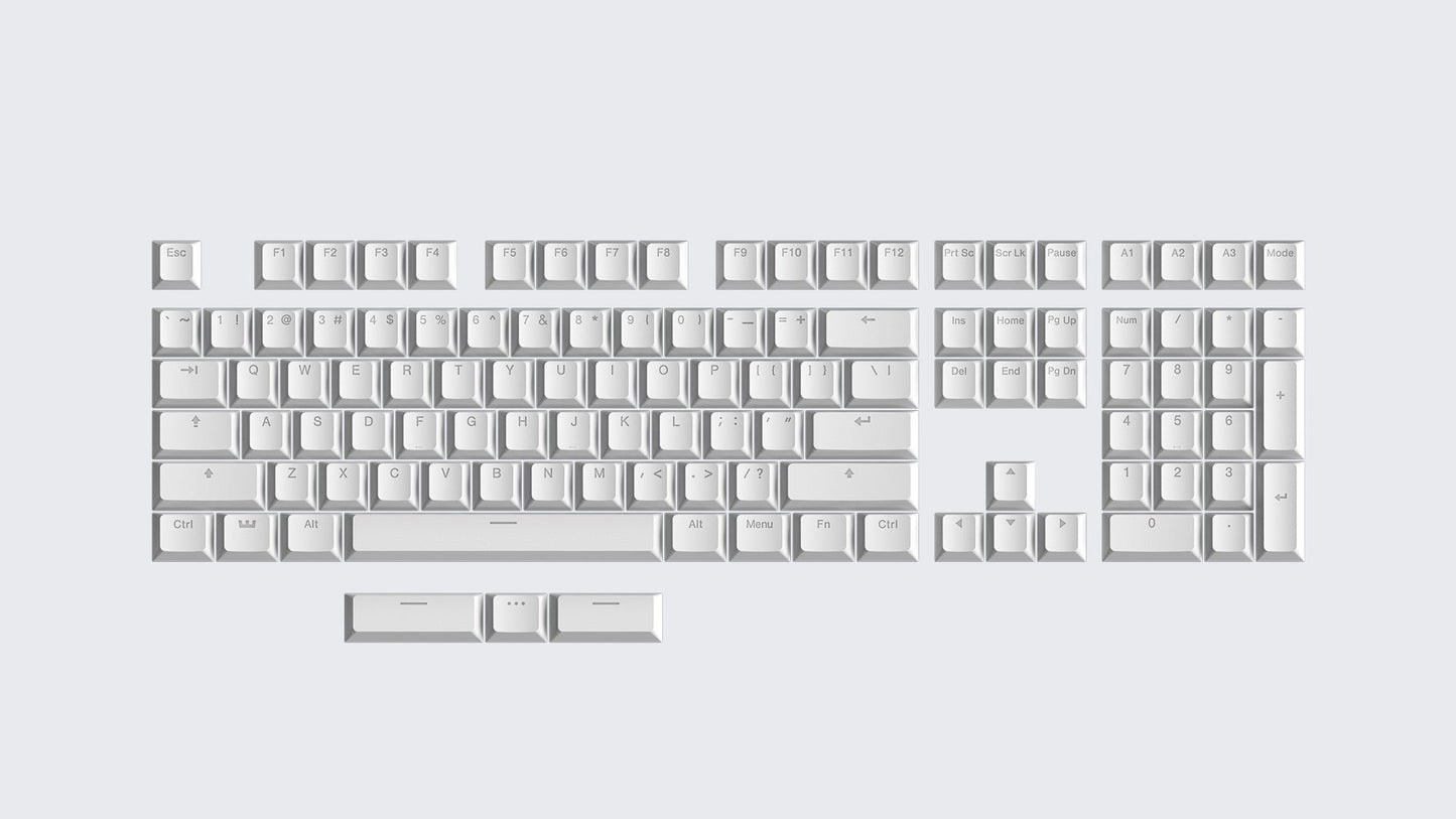 Wooting Double Shot Backlit PBT Keycap Set - Split spacebar